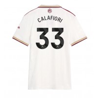 Stroje piłkarskie Arsenal Riccardo Calafiori #33 Koszulka Trzeciej dla damskie 2025-26 Krótki Rękaw